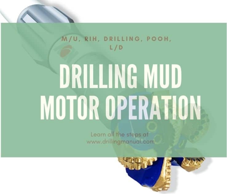 downhole drilling mud motor operation
