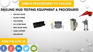 Drilling Mud Testing Equipment & Procedures | Physical - DRILLING MANUAL