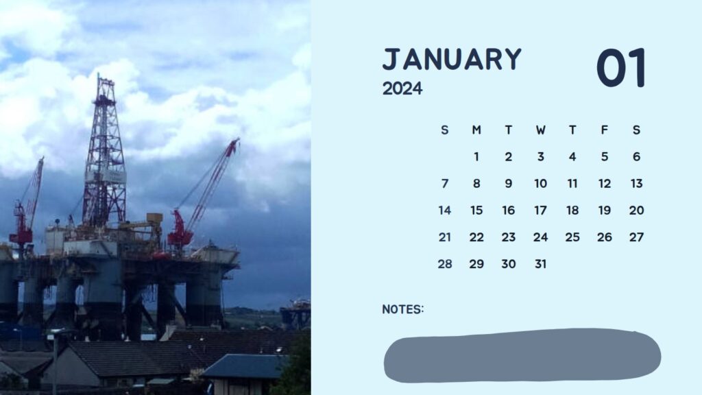 Oilfield Calendar 2024
